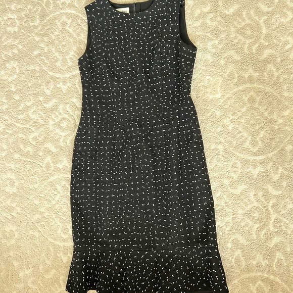 Sara Campbell Dresses & Skirts - Sara Campbell 8 vintage black white wool sleeveless lined dress